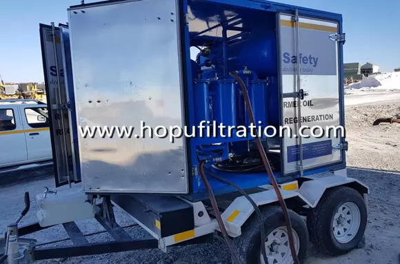 mobile high voltage transformer oil treatment plant, onsite transformer oil puri