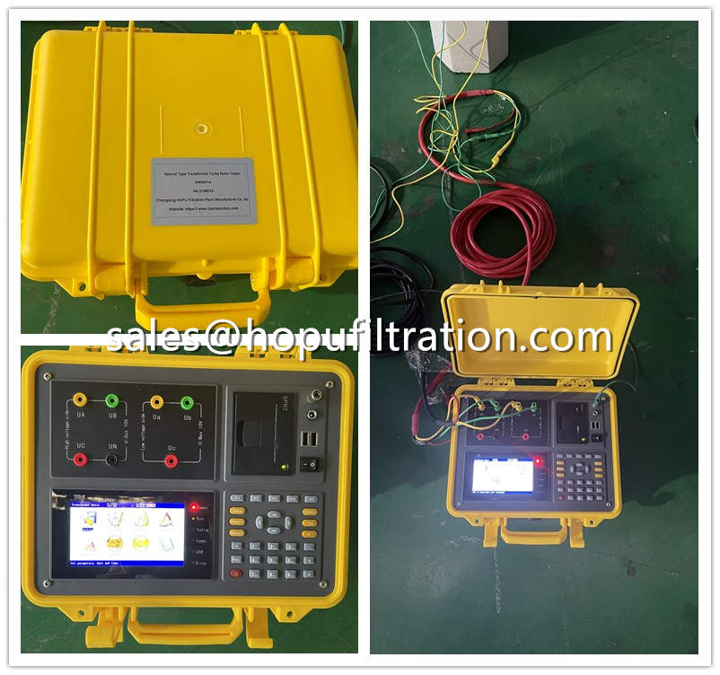 Three phase transformer turns ratio tester, TTR Meter