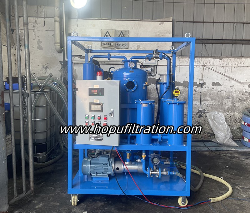 Single Stage Vacuum Insulation Transformer Oil Filtration Machine