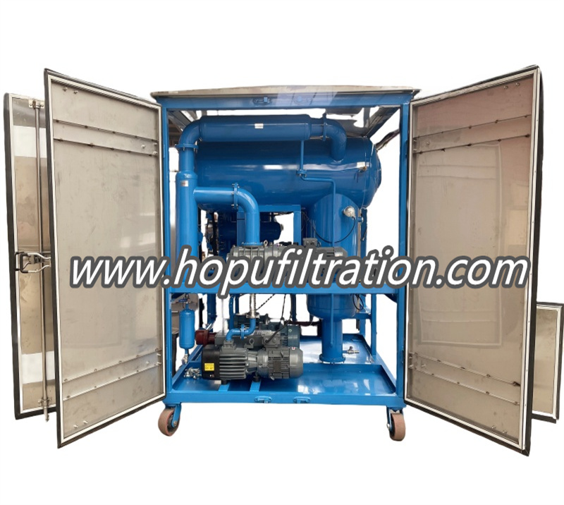 Stainless Steel Enclosure Transformer Oil Filtration Plant