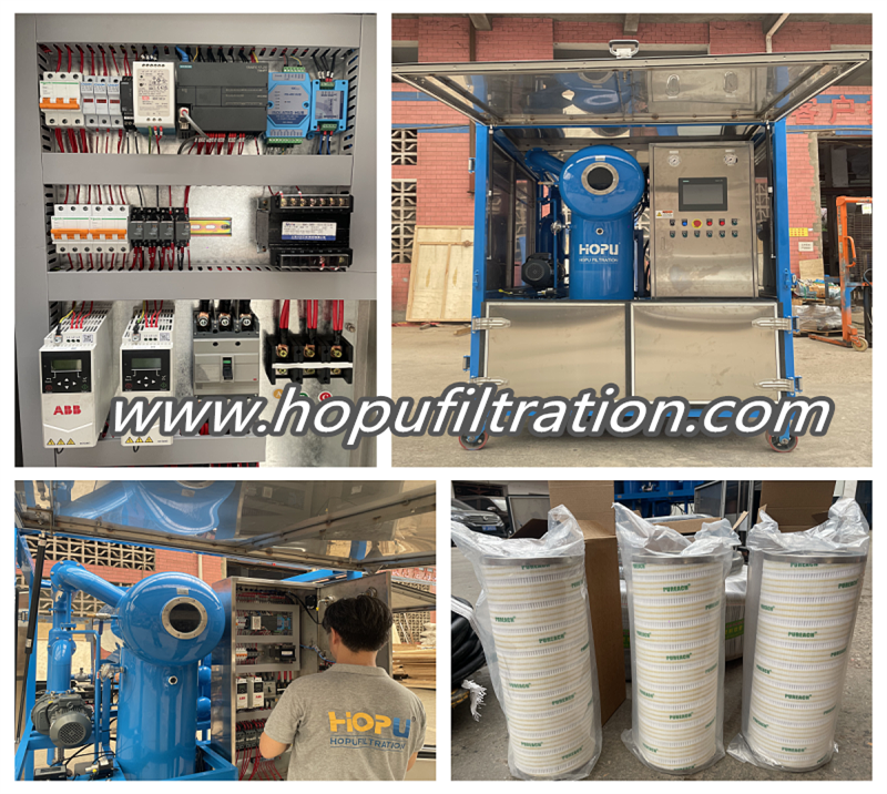 Stainless Steel Enclosure Transformer Oil Filtration Plant