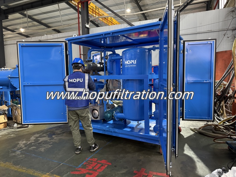 9000LPH High Vacuum Transformer Oil Treatment Plant