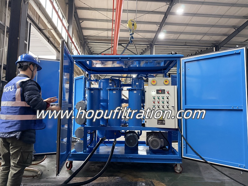 9000LPH High Vacuum Transformer Oil Treatment Plant