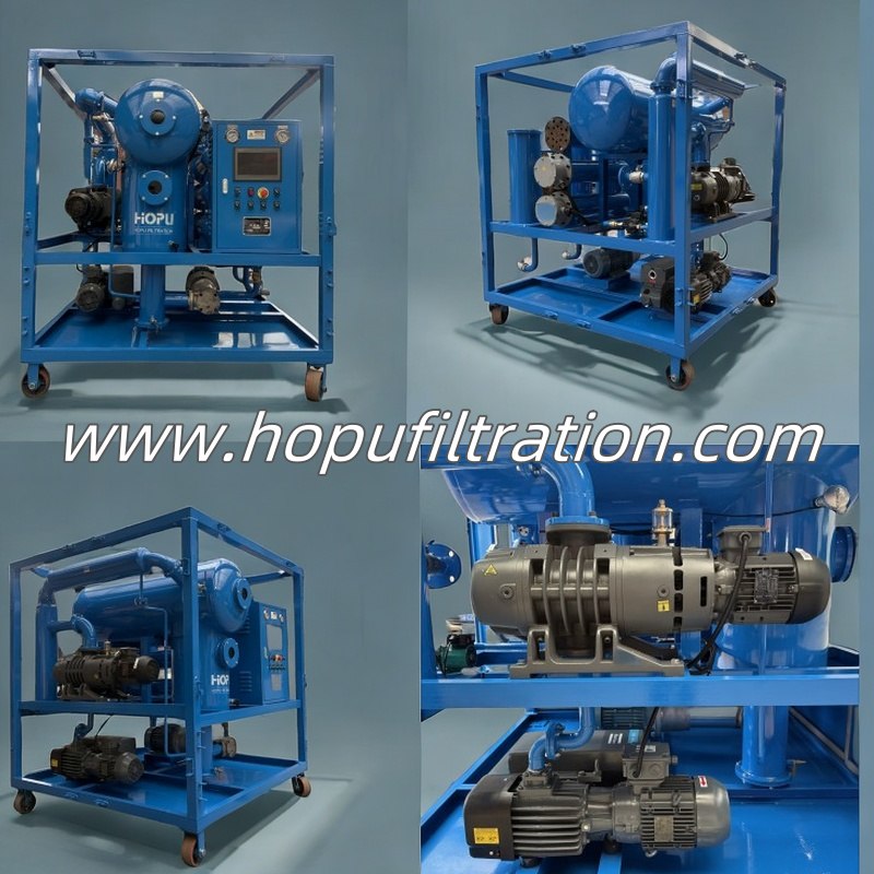 2025 newly launched horizontal vacuum oil purifier