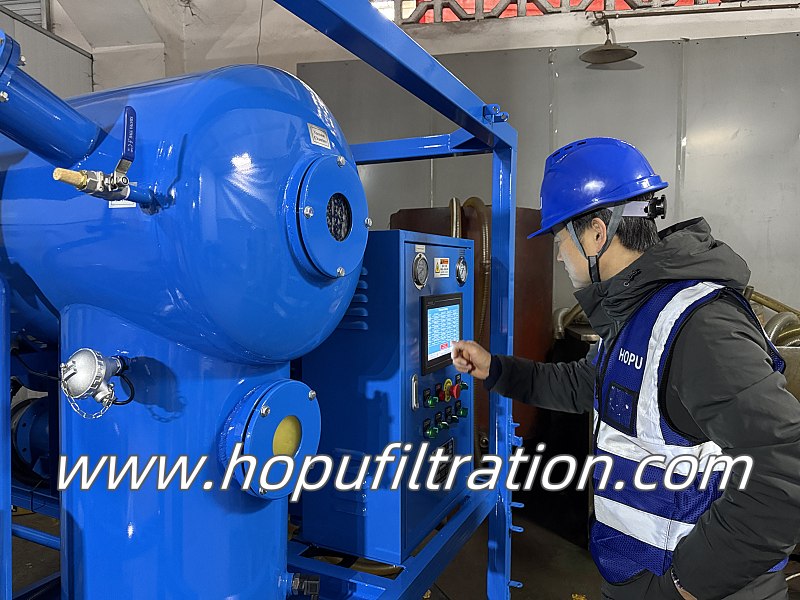 2025 newly launched horizontal vacuum oil purifier