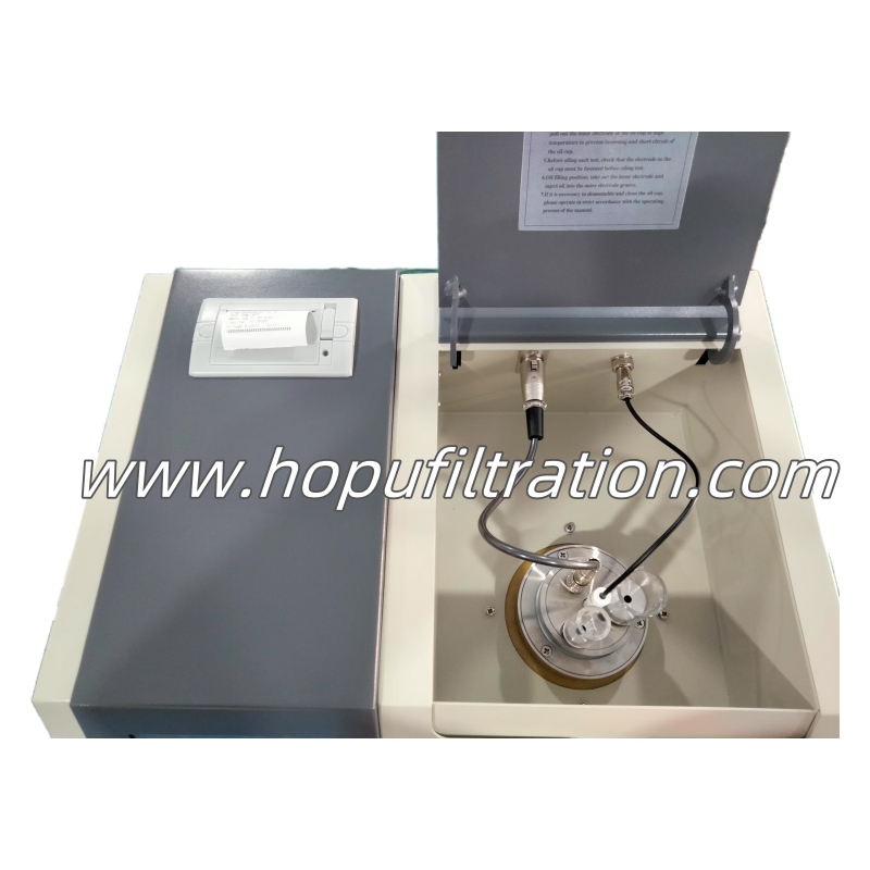 Transformer Oil Tan Delta Tester, Oil Dielectric Loss and Resistivity Tester