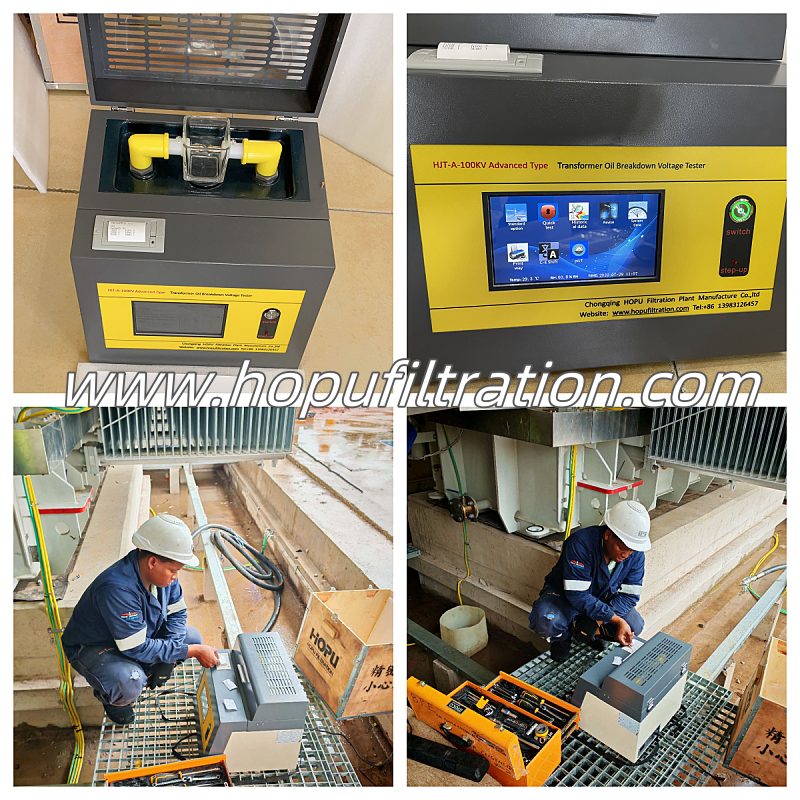 Site working Transformer Oil BDV tester