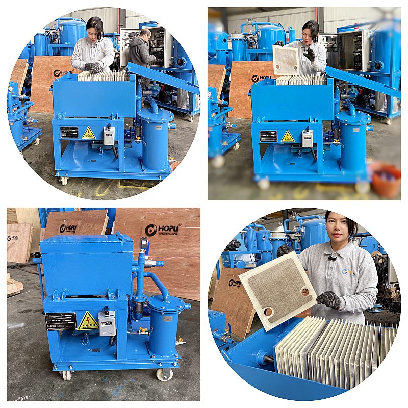 Movable Plate and Frame Oil Filter Machine