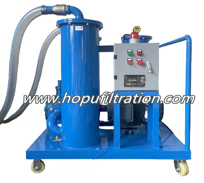 Hydraulic Lube Oil Filter Cart, Used Oil Filtration Machine